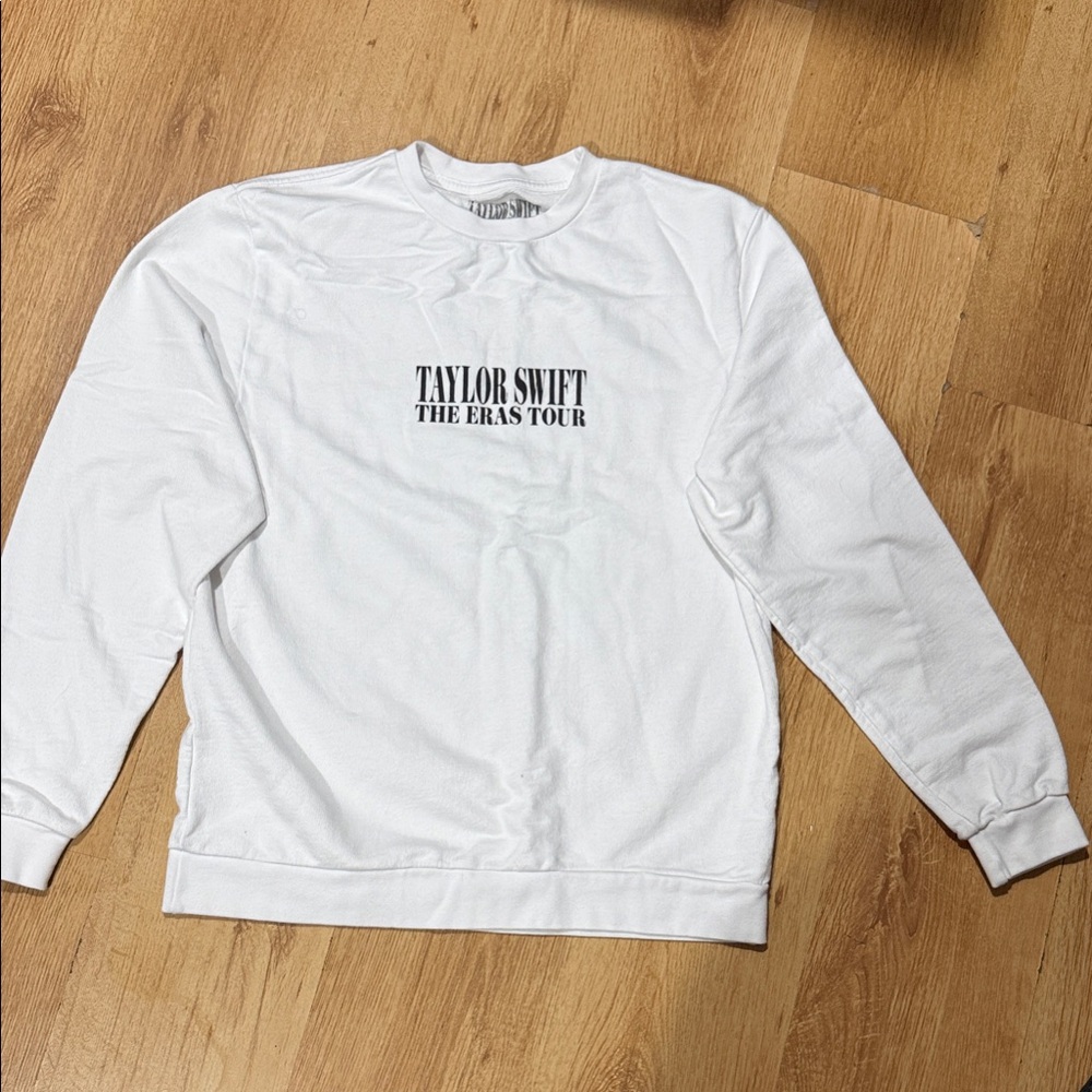 The Eras Tour White Crew Neck Sweater